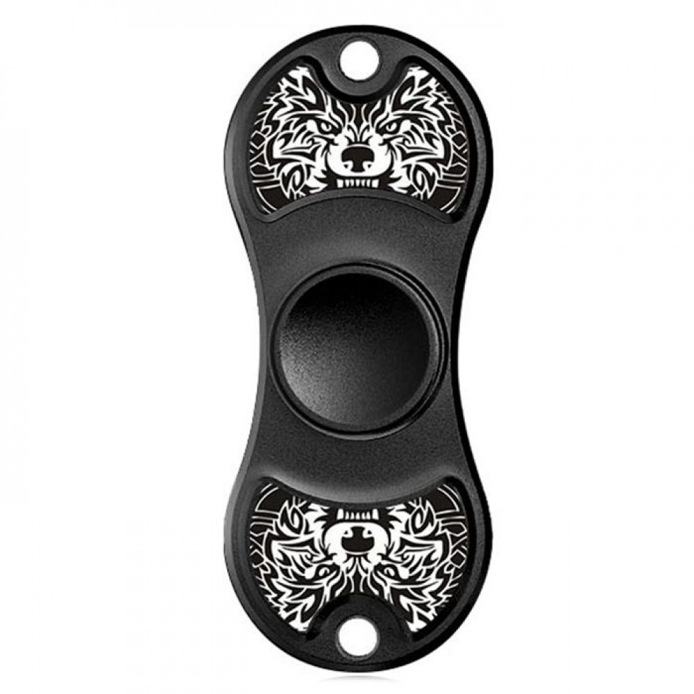 FIDDLE TOY ALUMINIUM ALLOY PATTERNED FIDGET SPINNER