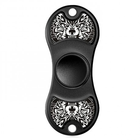 FIDDLE TOY ALUMINIUM ALLOY PATTERNED FIDGET SPINNER