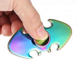 COLORFUL TWO-WING ZINC ALLOY FIDGET SPINNER BAT SHAPE FUNNY STRESS RELIEVER RELAXATION GIF