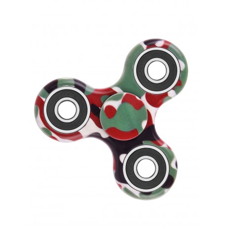 CAMOUFLAGE PRINT STRESS RELIEF FOCUS TOY FIDGET SPINNER