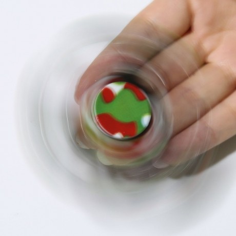 CAMOUFLAGE PRINT STRESS RELIEF FOCUS TOY FIDGET SPINNER