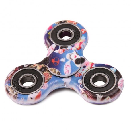 CAMOUFLAGE PRINT STRESS RELIEF FOCUS TOY FIDGET SPINNER
