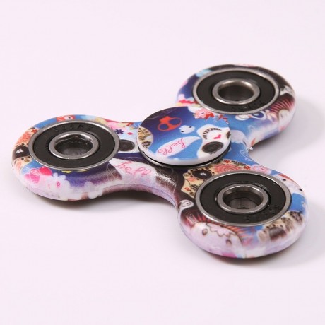 CAMOUFLAGE PRINT STRESS RELIEF FOCUS TOY FIDGET SPINNER