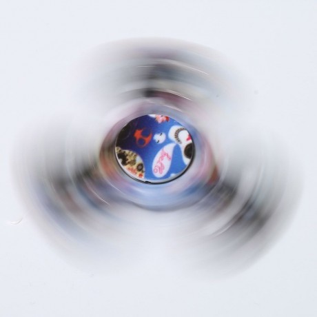 CAMOUFLAGE PRINT STRESS RELIEF FOCUS TOY FIDGET SPINNER