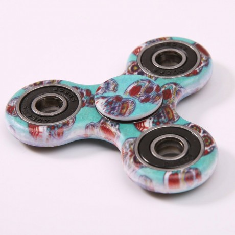 CAMOUFLAGE PRINT STRESS RELIEF FOCUS TOY FIDGET SPINNER