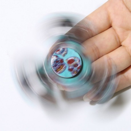 CAMOUFLAGE PRINT STRESS RELIEF FOCUS TOY FIDGET SPINNER