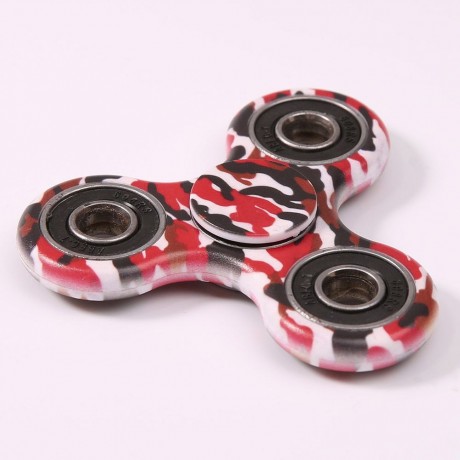 CAMOUFLAGE PRINT STRESS RELIEF FOCUS TOY FIDGET SPINNER