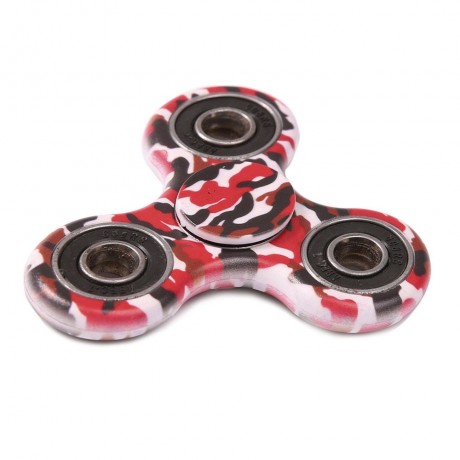 CAMOUFLAGE PRINT STRESS RELIEF FOCUS TOY FIDGET SPINNER