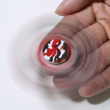 CAMOUFLAGE PRINT STRESS RELIEF FOCUS TOY FIDGET SPINNER
