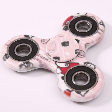 CAMOUFLAGE PRINT STRESS RELIEF FOCUS TOY FIDGET SPINNER