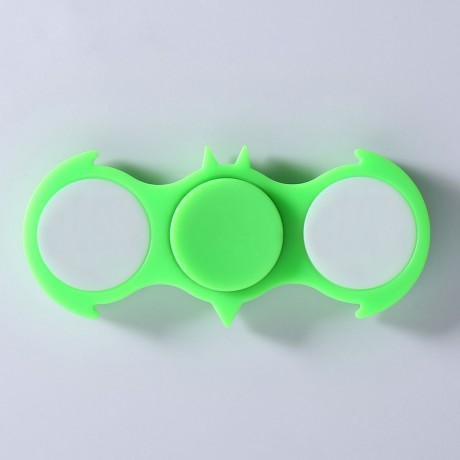 FIDDLE TOY COLORFUL FLASHING LED LIGHTS BAT FIDGET SPINNER