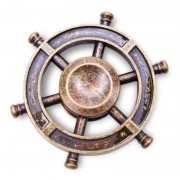 RUDDER SHAPED METAL ADHD FINGERTIP FIDGET SPINNER