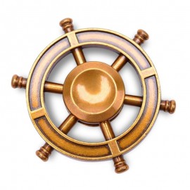 RUDDER SHAPED METAL ADHD FINGERTIP FIDGET SPINNER