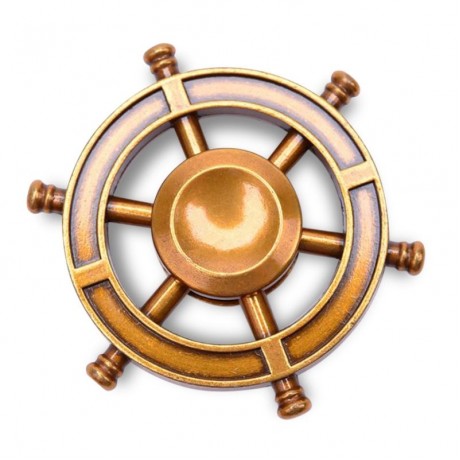 RUDDER SHAPED METAL ADHD FINGERTIP FIDGET SPINNER