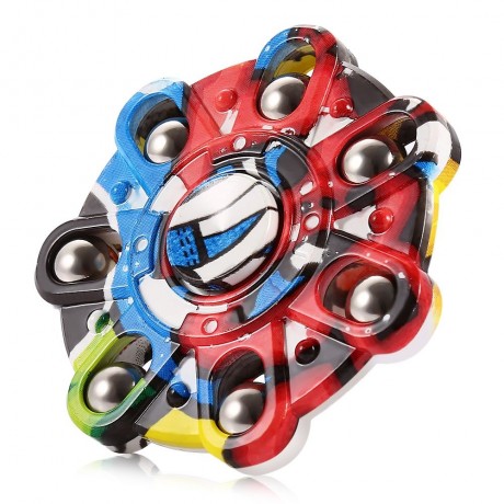 CREATIVE GRAFFITI ROUND FINGER SPINNER