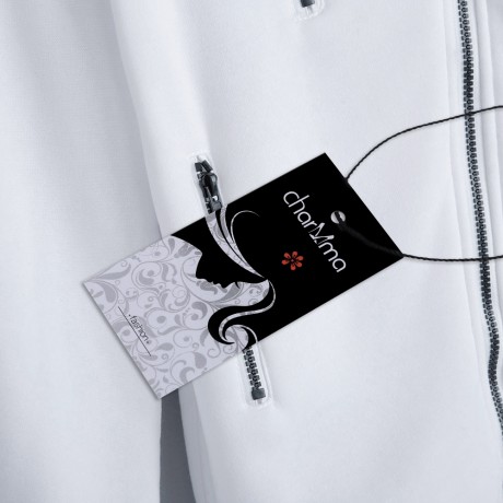 CASUAL TURN-DOWN COLLAR ZIPPER BUTTON DESIGN HOODIE FOR WOMEN