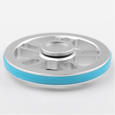 WHEEL FIDGET METAL SPINNER WITH DECORATIVE ELASTIC BANDS