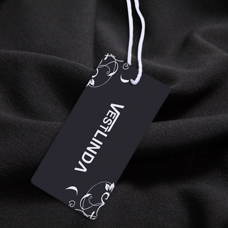 TRENDY ROUND COLLAR SHORT SLEEVE ASYMMETRIC SOLID COLOR SUNDRESS FOR WOMEN