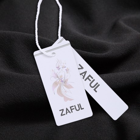 TRENDY ROUND COLLAR SHORT SLEEVE ASYMMETRIC SOLID COLOR SUNDRESS FOR WOMEN