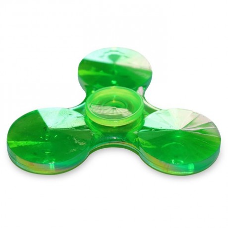 FIDDLE TOY EDC SPARKLE PLASTIC FIDGET SPINNER