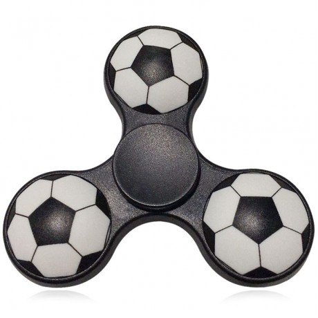 FIDDLE TOY SOCCER PATTERN FINGER GYRO FIDGET SPINNER