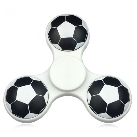 FIDDLE TOY SOCCER PATTERN FINGER GYRO FIDGET SPINNER