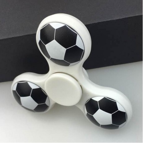 FIDDLE TOY SOCCER PATTERN FINGER GYRO FIDGET SPINNER