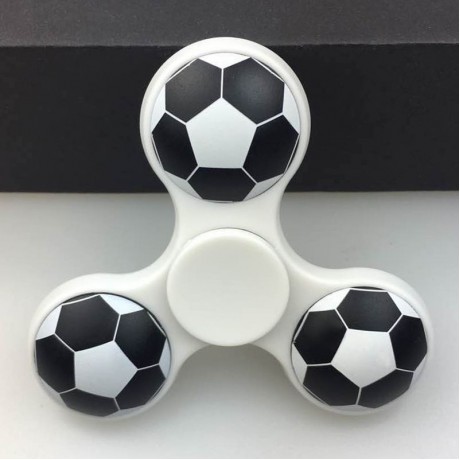 FIDDLE TOY SOCCER PATTERN FINGER GYRO FIDGET SPINNER