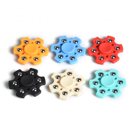 FOCUS TOY SNOWFLAKE SHAPE BALL BEARING FIDGET FINGER SPINNER