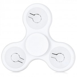 MULTI-COLOR PUSH BUTTON LED TRI-WING ABS FIDGET SPINNER WITH THREE FLASHING MODES FUNNY ST