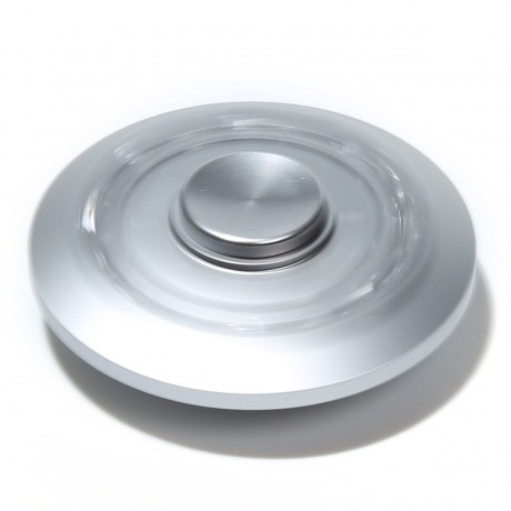 FAUX DIAMOND UFO SAUCER SHAPE FIDGET METAL SPINNER