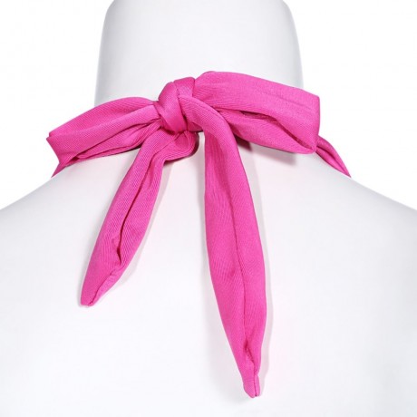 SEXY HALTER NECK BACKLESS PAD LOW WAIST WOMEN BIKINI SET