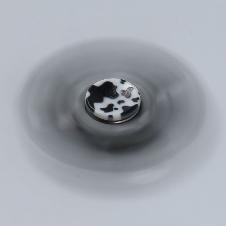 STRESS RELIEF TOY PRINTED FINGER GYRO PLASTIC FIDGET SPINNER