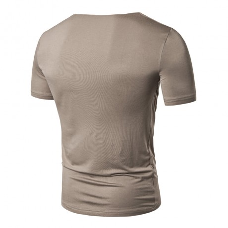 SCOOP NECK STRECHY RUCHED T-SHIRT