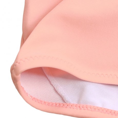 STRIPED RUFFLE HIGH WAISTED BIKINI SET