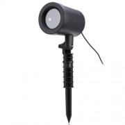 OUTDOOR LASER SPOTLIGHT LANDSCAPE PARK GARDEN LAMP FOR CHRISTMAS PARTY DECORATIONS (BLACK)