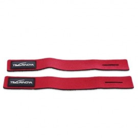 TSURINOYA 2PCS / LOT FISHING ROD WRAP BELT TIE SUSPENDER HOLDER FISH TACKLE (RED)