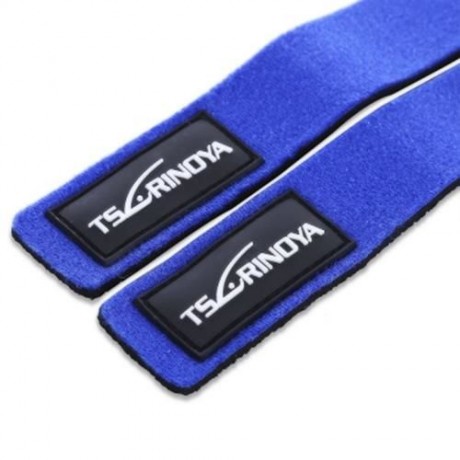 TSURINOYA 2PCS / LOT FISHING ROD WRAP BELT TIE SUSPENDER HOLDER FISH TACKLE (BLUE)