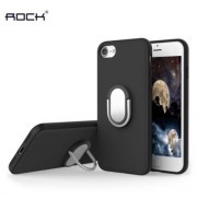 ROCK M1 MAGNETIC SUCTION RING HOLDER PU LEATHER COVER CASE FOR IPHONE 7 (BLACK)