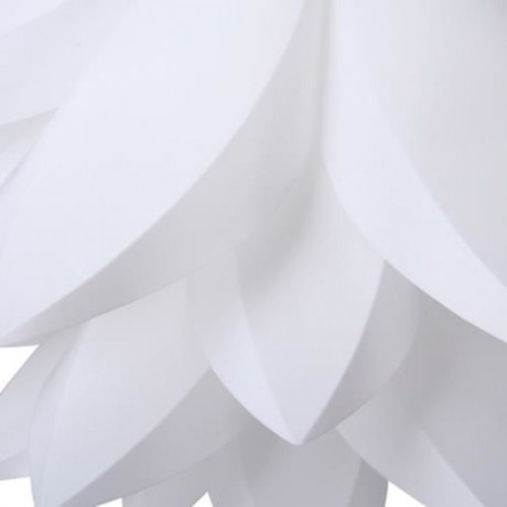 YOUOKLIGHT DIY LOTUS SHAPED DECORATION CHANDELIER CEILING PENDANT LAMPSHADE (WHITE)