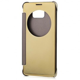 LUXURY MIRROR FLIP COVER HARD PC CASE WITH AUTO SLEEP WAKE UP FUNCTION FOR SAMSUNG NOTE 5 