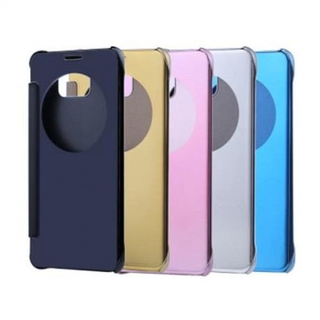 LUXURY MIRROR FLIP COVER HARD PC CASE WITH AUTO SLEEP WAKE UP FUNCTION FOR SAMSUNG NOTE 5 