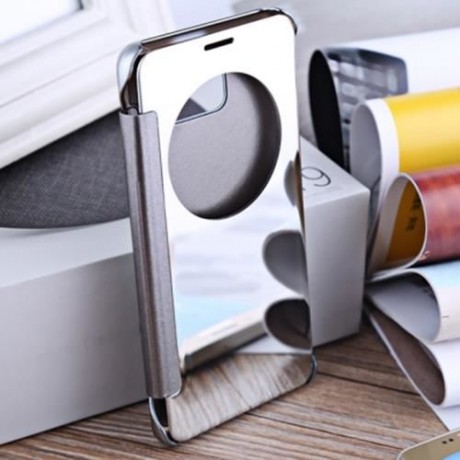LUXURY MIRROR FLIP COVER HARD PC CASE WITH AUTO SLEEP WAKE UP FUNCTION FOR SAMSUNG NOTE 5 