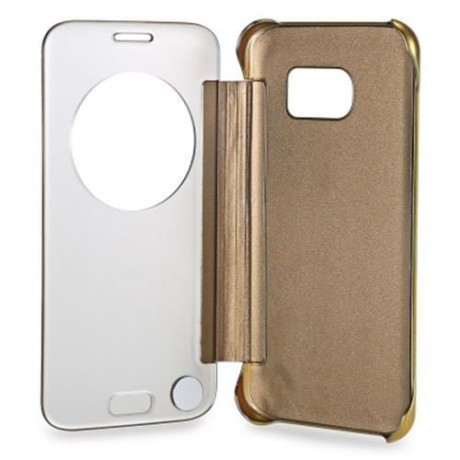 LUXURY MIRROR FLIP COVER HARD PC CASE WITH AUTO SLEEP WAKE UP FUNCTION FOR SAMSUNG GALAXY 