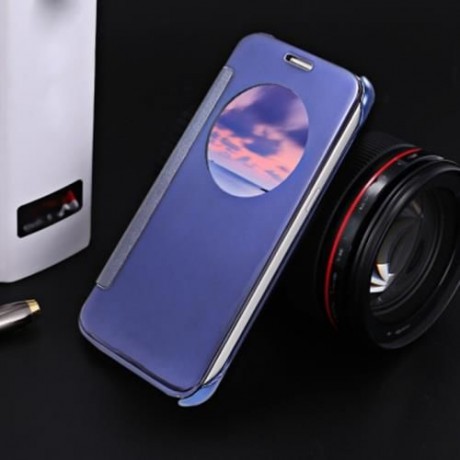 LUXURY MIRROR FLIP COVER HARD PC CASE WITH AUTO SLEEP WAKE UP FUNCTION FOR SAMSUNG GALAXY 