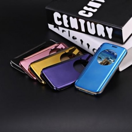LUXURY MIRROR FLIP COVER HARD PC CASE WITH AUTO SLEEP WAKE UP FUNCTION FOR SAMSUNG GALAXY 