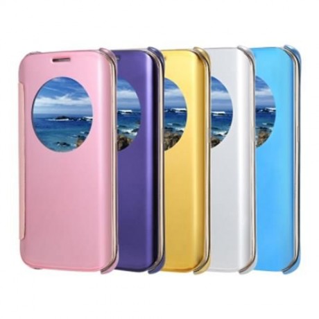 LUXURY MIRROR FLIP COVER HARD PC CASE WITH AUTO SLEEP WAKE UP FUNCTION FOR SAMSUNG GALAXY 