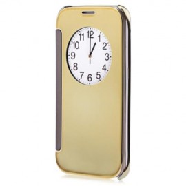 LUXURY MIRROR FLIP COVER HARD PC CASE WITH AUTO SLEEP WAKE UP FUNCTION FOR SAMSUNG GALAXY 