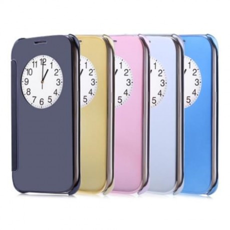 LUXURY MIRROR FLIP COVER HARD PC CASE WITH AUTO SLEEP WAKE UP FUNCTION FOR SAMSUNG GALAXY 