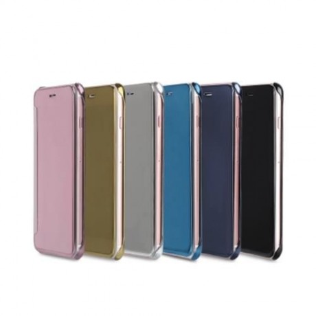 LUXURY MIRROR FLIP COVER HARD PC CASE FOR IPHONE 6S PLUS 5.5 INCH (GOLDEN)